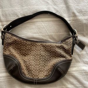COACH Soho Mini Hobo canvas & leather